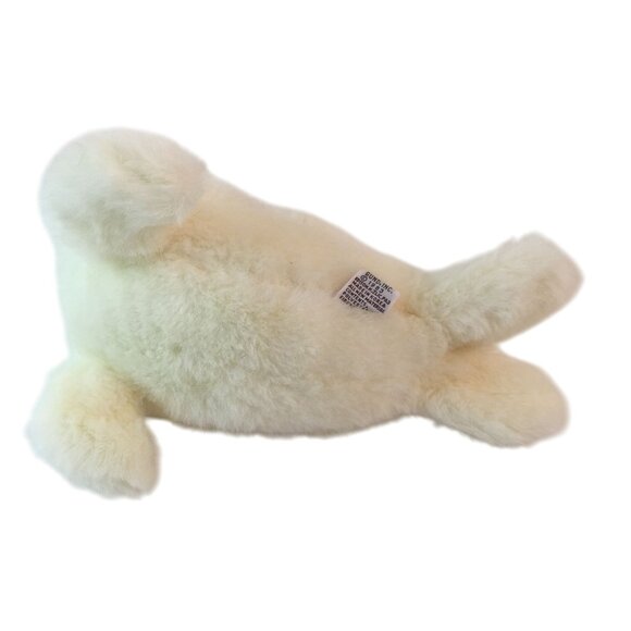 Vintage Gund White Seal Pup Plush 10" Stuffed Animal Toy 1983 - Picture 5 of 8
